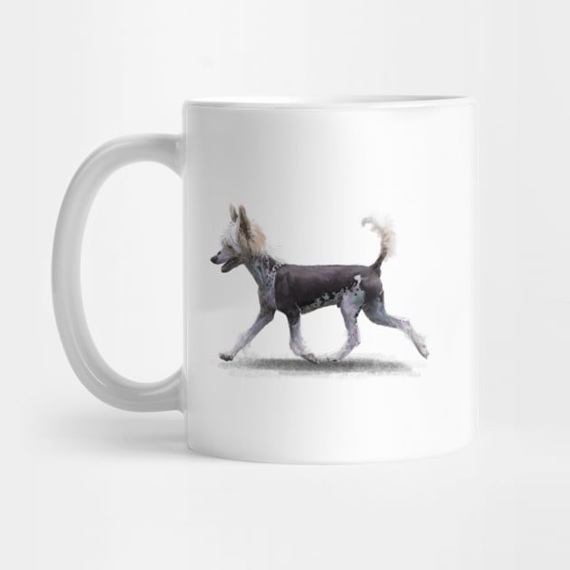 The Chinese Crested Dog by Elspeth Rose Design